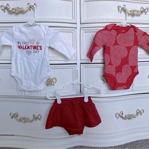3 month Carters Valentine’s bundle